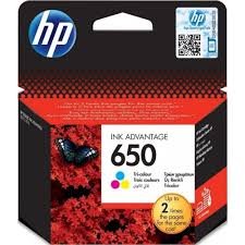HP 650 Tri-color Ink Cartridge