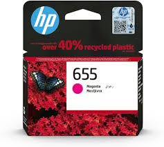 HP 655 Magenta Ink Cartridges CZ111AE