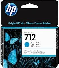 HP 712 Cyan Ink Cartridge - 29ml