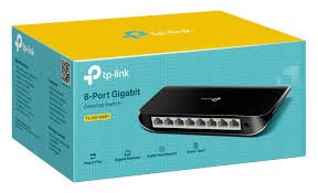 TP-Link 8-Port 10/100/1000Mbps Gigabit Desktop Switch - TL-SG1008D